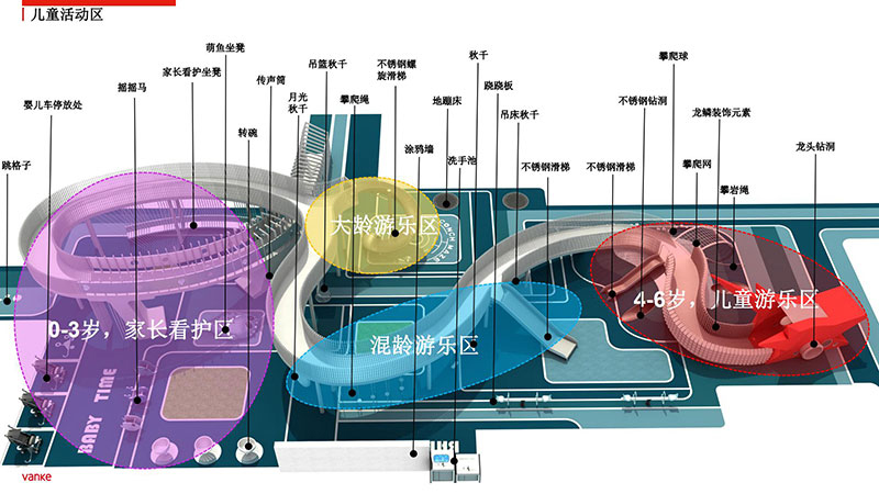 兒童戶外游樂(lè)場(chǎng)規(guī)劃效果圖